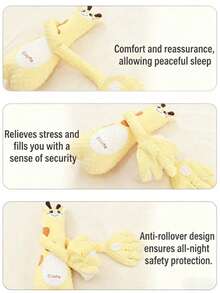 舒缓儿童玩具 | 仿生舒缓睡眠枕 | 模拟妈妈的手掌，让宝宝睡得更舒适 | 代替拥抱和轻拍，缓解打嗝 | 柔软掌垫儿童枕 | 适合作为节日、生日和温馨家庭聚会的助眠礼物，也是新年和圣诞节送给孩子的理想礼物