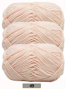 3 Rolls/150g 5-Ply Acrylic Blended Yarn, 50g Per Roll, 100% Acrylic Soft Yarn, Medium Thickness - Ideal For Handmade Knitting, Weaving, DIY Crafts, Knitting And Crocheting, Soft And Versatile, Suitable For DIY Crochet And Woven Bags - Multicolor - View 16