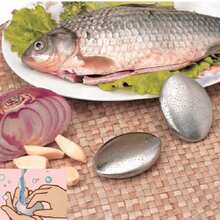 1pc Stainless Steel Oval Soap: Removes Odors From Hands And Garlic Smell - Essential Home Item - Multicolor - View 6