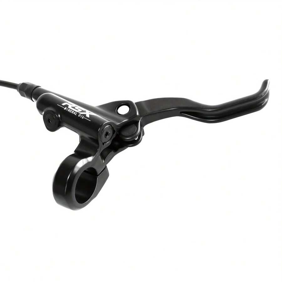 RSX Disc Brake Kit For Mountain Bikes - Aluminum Alloy, Black With Blue Bolts, 4-Piston Brakes, Hub Design, Suitable For Various Terrains, Mountain Bike Accessory | Aesthetic Brake Kit | Durable Structure, Mountain Bike Brakes - Black - View 1