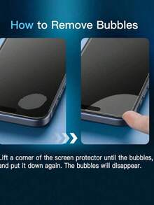 3pcs Privacy Screen Protector Compatible With IPhone 15/15 Plus/15 Pro/15 Pro Max/14/14 Plus/14 Pro/14 Pro Max/13 Mini/13/13 Pro/13 Pro Max/12 Mini, Compatible With IPhone 16/16 Pro/16 Plus/16 Pro Max/17/17 Air/17 Pro/17 Pro Max, Tempered Glass, Anti-Scratch, Anti-Fingerprint, Anti-Drop, Anti-Peeping, Perfect Fit With Phone Case - Black - View 5