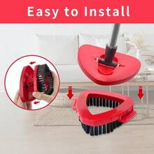 AZ Shikong Scrub Brush For OCedar RinseClean 2 Tank System Scrubber Mop Head For Ocedar Stiff Bristle Spin Mop Replacement Head Base For Shower Bathroom Kitchen Bedroom Floor Cleaner - 小的 - 查看 3