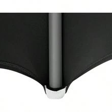 Mantel rectangular de 4 pies de largo de spandex elástico, color negro - Negro + 48" x 30" (Rectangular) - Ver 6