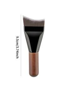 1 Pc Flat Foundation Brush Super Thin Blade Foundation Makeup Brush Angled Liquid Foundation Brush Soft Synthetic Bristles Makeup Brushes For Facial Premium Soft Synthetic Contour Brush,Foundation Brush,Concealer Brush,Blush Brush,Contour Brush,Blush Brush,Bronzer Brush,Powder Brush,Foundation Brush,Blush Brush