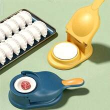 Random Color 1PC 2in1, Dumpling Skin Maker, Creative Dumpling Maker, Kitchen DIY Dumpling Maker, Manual Tortilla Maker, Dumpling Moulds For Dumpling Skin, Dough Presser, Dumpling Presser, Kitchen Stuff, Kitchen Gadgets(The Color Of The Handle Is Random)