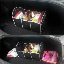 Car Storage Box Foldable Car Trunk Organizer Toys Food Storage Container Bags Box Car Accessories Auto Organizer - Black - View 6