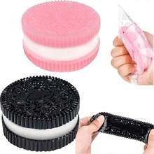 Handmade Silicone Stress Relief Squishy Toy,Silicone Taba Squishy Toy,Squishys Handmade Sticky Toys,Decompression Venting Toys, Perfect For Stress And Anxiety Relaxing(Pink)