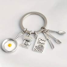Cooking Tool Hanging Decoration, Metal Keychain Wallet, Handheld Car Rental Pendant, Mobile Phone Pendant
