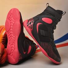 Men's Wrestling Shoes With Lightweight,Sdtdid Boxing Shoes Made Of Micro Suede For Gym,Powerlifting,Bodybuilding,Training Etc. - Black - View 1