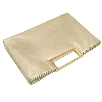 Women's Leather Clutch Bag Wedding Envelope Evening Bags For Formal Party With Handle