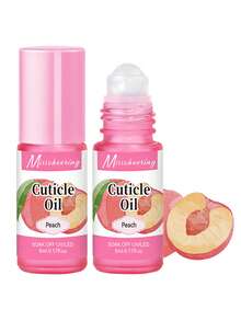 5毫升水果指甲营养油 6种香味 指甲护理角质层修复油 预防指甲老化 指甲油 滋养肌肤 美甲护理 女性女孩适用