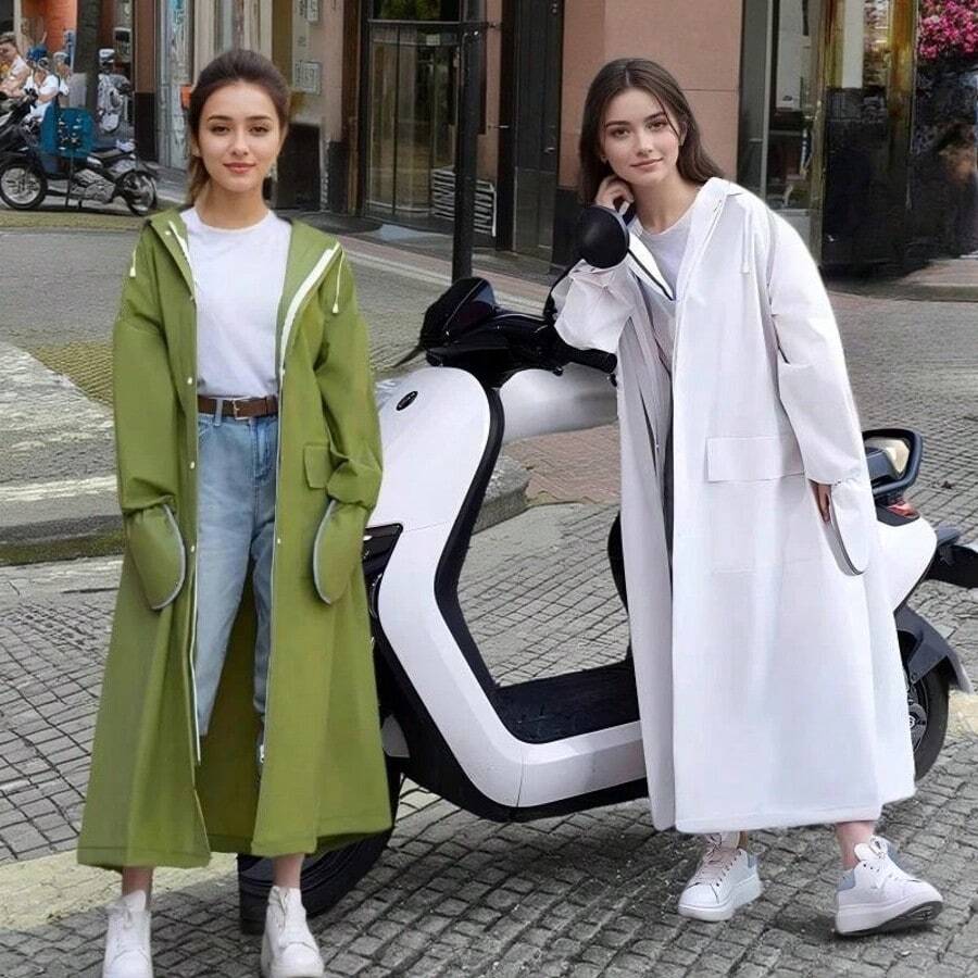 Impermeabile alla moda, impermeabile da donna e da uomo, impermeabile spesso e impermeabile, impermeabile universale per donne e uomini, poncho da pioggia per viaggi, arrampicata e guida, poncho antivento, giacca antipioggia impermeabile, impermeabile lungo e impermeabile, impermeabile multifunzionale per attività all'aperto, giacca antipioggia per ciclismo, viaggi e arrampicata