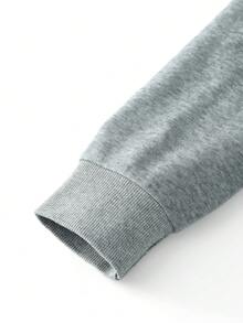 男士客製化衛衣，個性化定制：照片（朋友/寵物/Logo），客製化工作服，派對服飾，秋季生日/萬聖節服裝 - 灰色 - 查看 8