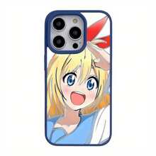 Funda de teléfono con patrón de chica anime para iPhone 16, linda XR Premium 15PRO, funda anti-caída 14, funda estética 11PRO, fundas transparentes 12, funda con borde esmerilado XS, funda de carga inalámbrica magnética 13MINI, funda a prueba de golpes 16PROMAX/11PROMAX/15PLUS/16PRO/14PLUS/13/14PROMAX/12PRO/15PROMAX/15/12PROMAX/16/13PRO/16PLUS/13PROMAX/14PRO/XSMAX/12MINI - Negro - Ver 11