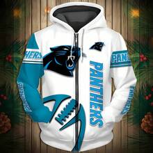 Carolina Panthers Women's 3D Printed Hoodie, Long-Sleeved Hoodie For Couples, The Perfect Gift For Male Football Fans. - Nhiều màu - Xem 5