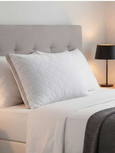 1pc Skin-Friendly Multifunctional Neck Support Pillow - Sleep Massage Pillow For Relaxing Head, Neck And Spine, Suitable For Living Room, Bedroom, Home Decor, Business, Commuting, Daily Use, Bedding, Pillows For Bed