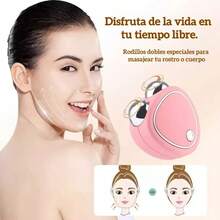 Dispositivo de Estiramiento Facial Con Microcorriente USB Levante La Cara Y Apriete El Spa De Rejuvenecimiento - Multicolor - Ver 1