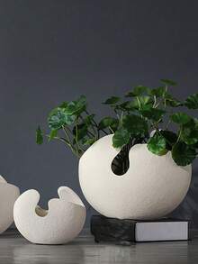 1件装现代简约陶瓷花瓶装饰品，家居装饰，花瓶，餐桌摆件，桌面装饰礼品，生日/毕业礼物（购买前请查看尺寸表） - 彩色 - 查看 9