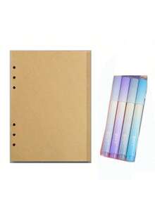 A6/A5 活页笔记本补充插页、旅行日记替换页、适用于学校用品、返校 - 筆記本活頁替芯 - 查看 21