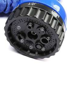 30米花园浇水软管喷枪，浇水洒水器，园艺喷雾器，洗车喷嘴套装 - 彩色 - 查看 4