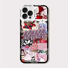 Cartoon Anime Oosaki Nana Phone Case For  16 15 14 13 12 11 Pro Max Mini X XS SE2 7 8Plus Couple Cover For  11 Cases, Cover Compatible With  17 Case,  17 Pro Case,  17 Pro Max Case - CXS-K1162T6 - Xem 6