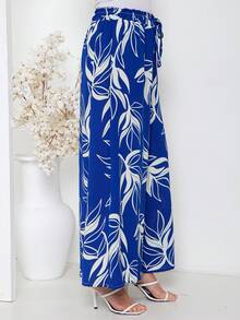 Flower Leaf Plants Pocket Knot Holidays - Blue - View 4