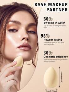 55pcs Ultimate Pro Makeup Gift Set.32pcs Aluminum Brush System(Face/Eye/Lip Master Kit).12pcs Skin Prep Tools|4 Cosmetic Sponges|4 Mini|12 Powder Puffs(4 Triangle+4 Cushion+4 Round). 6pcs Beauty Essentials|Hairband|2 Wristbands|Brush Cleaner|2 Cleansing Sponges.Complete With Waterproof Zippered Organizer,Luxury Travel-Ready Cosmetic For MUA/Brides/Teens,Brush Set,Makeup Brush Kit,Make Up Brush Set,Make Up Set Complete,Makeup Brush Set,Complete Makeup Kit,Brush Kit,Brushes Makeup Set,Makeup Gift Set - Multicolor - View 12