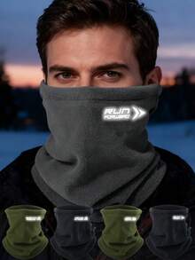 New Stylish Outdoor Winter Warm Neck Gaiter, Versatile Casual Daily Use Neck Warmer Scarf