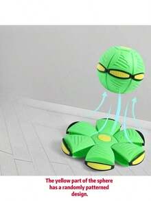 1 个弹跳变形球、派对游戏礼物、UFO 飞球、户外花园沙滩运动、适合万圣节/圣诞节/感恩节成人派对游戏 - 减压球