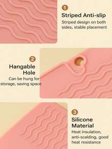 1pc Hanging Silicone Heat Resistant Pad, Hair Straightener Storage Bag Combination Cosmetic Storage Bag Makeup Storage Bag Mini Bag Hair Straightener Travel Bag For Flat Clips, Curling Irons, Hot Curling Irons, Salon Tool Box Travel Small Cosmetic Case Accessories Makeup Holder Brush Bag Makeup Container Cosmetic Bag Travel Essentials - 黑色 - 查看 7