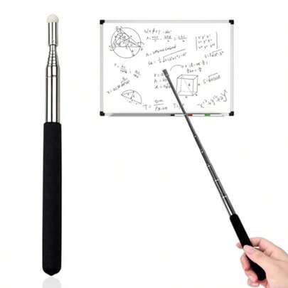 Telescopic Handheld Teaching Pointer Retractable Classroom Presenter Stick For Whiteboards Blackboard And Screens 1 Pack