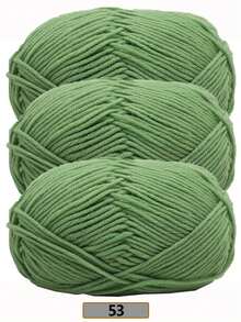3 Rolls/150g 5-Ply Acrylic Blended Yarn, 50g Per Roll, 100% Acrylic Soft Yarn, Medium Thickness - Ideal For Handmade Knitting, Weaving, DIY Crafts, Knitting And Crocheting, Soft And Versatile, Suitable For DIY Crochet And Woven Bags - Multicolor - View 22