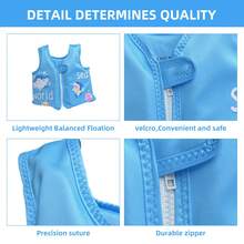 Kids Swimming Vest, Swimming Floating Jacket, Buoyancy Swimwear, Suitable For Pool, Beach And Boating - Multicolor - View 3