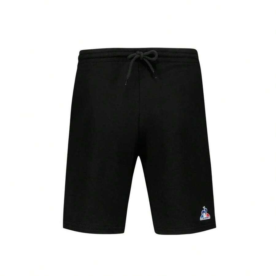 Le Coq Sportif Męskie sportowe dzianinowe szorty - Czarne - Zobacz 1