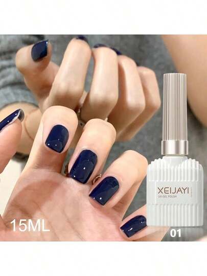 XEIJAYI 1瓶15毫升凝胶指甲油，四季皆宜，102种颜色可选，适用于美甲沙龙美甲装饰