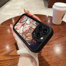 Funda de teléfono con patrón de chica anime para iPhone 16, a prueba de golpes y anti-caída, 14, sensación suave, 12PROMAX, hombres, 13 estética, 13MINI, diseño de protección de lente de cobertura completa, 11 único, 13PROMAX, parejas, 14PROMAX, mujeres, 11PRO, fundas de teléfono 14PRO negras, 12PRO, TPU grueso XR, lindo, 15/16PLUS/16PRO/XSMAX/14PLUS/XS/15PROMAX/13PRO/11PROMAX/15PRO/12/16/15PLUS/12MINI/16PROMAX - Blanco - Ver 6
