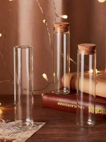 20 件 30 毫升透明玻璃管，适用于万圣节、圣诞装饰、工艺品、圣诞礼物、DIY 许愿瓶、结婚礼物、珠宝、派对礼物 - 彩色 - 查看 3