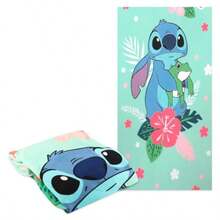 TYUI Lilo And Stitch Beach Towel For - Bundle With 27 X 54 Stitch Microfiber Pool Towel Plus Stickers Tattoos More Lilo And Stitch Beach Towel Set - StitchTowelAdults - Xem 2