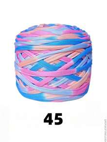 1 Gói Sợi Áo Phông Ombre, Cỡ Lớn 300g/Gói - Rộng 2cm, Sợi Dệt Kim, Mềm Mại, Đa Năng, Thích Hợp Cho Thủ Công DIY, Có Thể Dùng Để Móc Và Dệt Túi, Gối, Búp Bê, Chăn Đựng Đồ, Dép Đi Trong Nhà, Các Dự Án Móc Len, Nhiều Màu Sắc Có Sẵn, Sợi Nhiều Màu, Sợi Polyester, Sợi Acrylic, Sợi Móc Len, Sợi Thủ Công, Cuộn Sợi Sống Động, Vật Liệu Thủ Công Đa Năng, Phụ Kiện Và Vật Tư Dệt - Nhiều màu - Xem 34