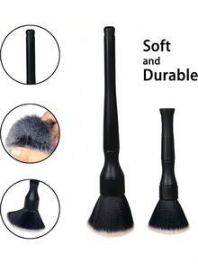 Ultra Soft Car Interior Cleaning Brush, High-Quality Lint-Free And Scratch-Free Cleaning Brush, Long Fur Handle, Suitable For Cleaning Dashboard Vents, Leather And Center Console, Perfect For Removing Dust, Debris And Fine Surfaces, Essential Cleaning Tool For Professional Auto Detailers And Car Enthusiasts.