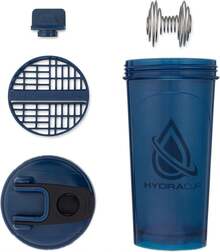 ProFlow [2 ] 28 Oz Shaker Bottles For Protein Shakes, Shaker Cups With Ball Whisk, Shaker With Handle, Travel To Go, (Pink & Purple, 28oz) - 紅色和藍色 - 查看 3