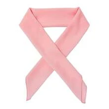Lastclream Chiffon Square Neck Scarves For Women Handkerchief Retro Satin Ribbon Scarf For Hair Wrapping 23.6inch 26inch,26inchChiffon-Pink - 26吋雪紡-粉紅色 - 查看 6