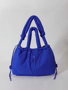 Convertible Puffer Backpack For Women, Large Capacity Duffle Bag For Travel, Crossbody Purse, Tote Shoulder Bag - Multicolor - View 19