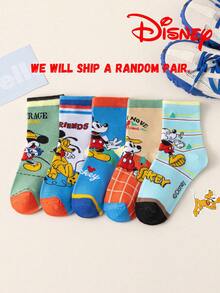 Disney 10/5 Calcetines auténticos de Mickey Mouse para niños, calcetines de regalo de Año Nuevo, calcetines de invierno para niños, calcetines de dibujos animados de Mickey Navidad Año Nuevo, calcetines para niños, calcetines para el hogar, calcetines de regalo creativos, calcetines, calcetines para niños adecuados como regalos y para uso diario para estudiantes/adultos - Multicolor - Ver 13