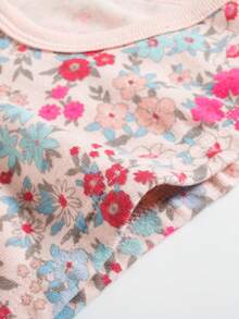 12pcs Random Girls Panties Cotton Comfortable And Cute Triangle Underwear Suitable - 粉色 - 查看 7