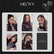 5pcs MEOVV Photocard, Kpop Card, Kpop Fans Merchandise, FL Benefit Card, TBL Lightstick Card, Collectible Card, Exquisite Card, Fansite Goods Card, Collectible Card, Birthday Gift, Party Favor