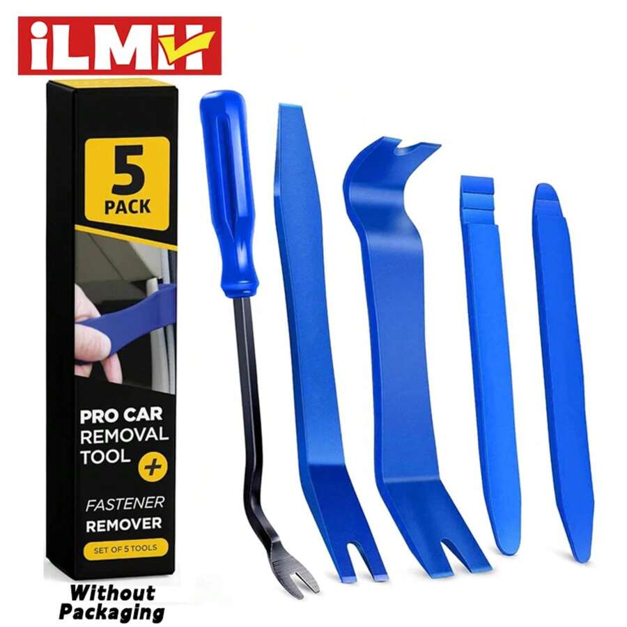 Juego de herramientas manuales para coche, Kit de herramientas de desmontaje de coche, reparación estéreo, herramienta de reparación de DVD, herramienta de extracción de tablero, Panel embellecedor de plástico Interior 8YLE - 02 - Ver 1