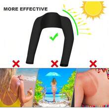 1pcs Of Ice Sleeves Specifically Designed For Running And Cycling, Women's UV Cooling Arm Sleeves, Fishing Outdoor Sun Protection Sleeves, Breathable Elastic Ice Silk Fabric, Women's Cool Sun Protection Ice Sleeves, Outdoor Cycling UPF50+Cooling Arm Sleeves, Breathable Thin Fishing Sun Protection Arm Sleeves, Ice Sensitive Fabric, Breathable Elasticity, Multiple Colors To Choose From, Running And Cycling Equipment, Ice Silk Sleeve Sleeves - 藍色 - 查看 6