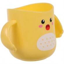 Taza Para Cepillo De Dientes Con Dibujos Animados Bonitas Tazas Irrompibles Con Soporte Para Nombre Cepillo De Dientes Oral Para Taza De Viaje Para Lavarse Los Dientes Taza(Amarillo) - Multicolor - Ver 1