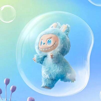  POP MART LABUBU 3.0 THE MONSTERS Big into Energy シリーズ Rabubu ラブブ HOPE　v3 ぬいぐるみペンダント らぶぶ オープンボックス（開封済み）